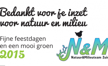 Natuur&Milieu Borrel 2014<br>voor vrienden en vrijwilligers