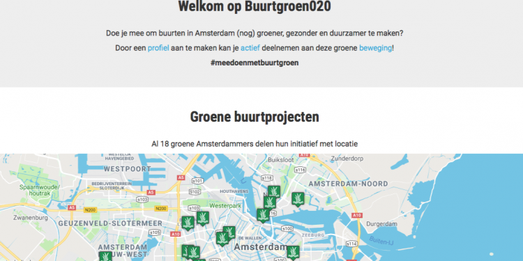 Nieuw platform Buurtgroen020 gestart