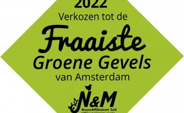 Uitreiking Fraaiste Groene Gevels van Amsterdam 2022