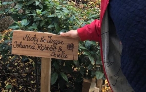 naambordje boomtuin